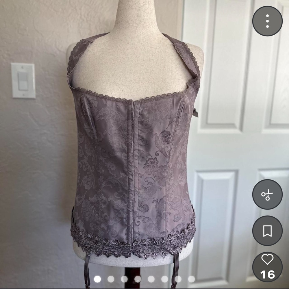 Frederick's of Hollywood Lavender Lace Corset
